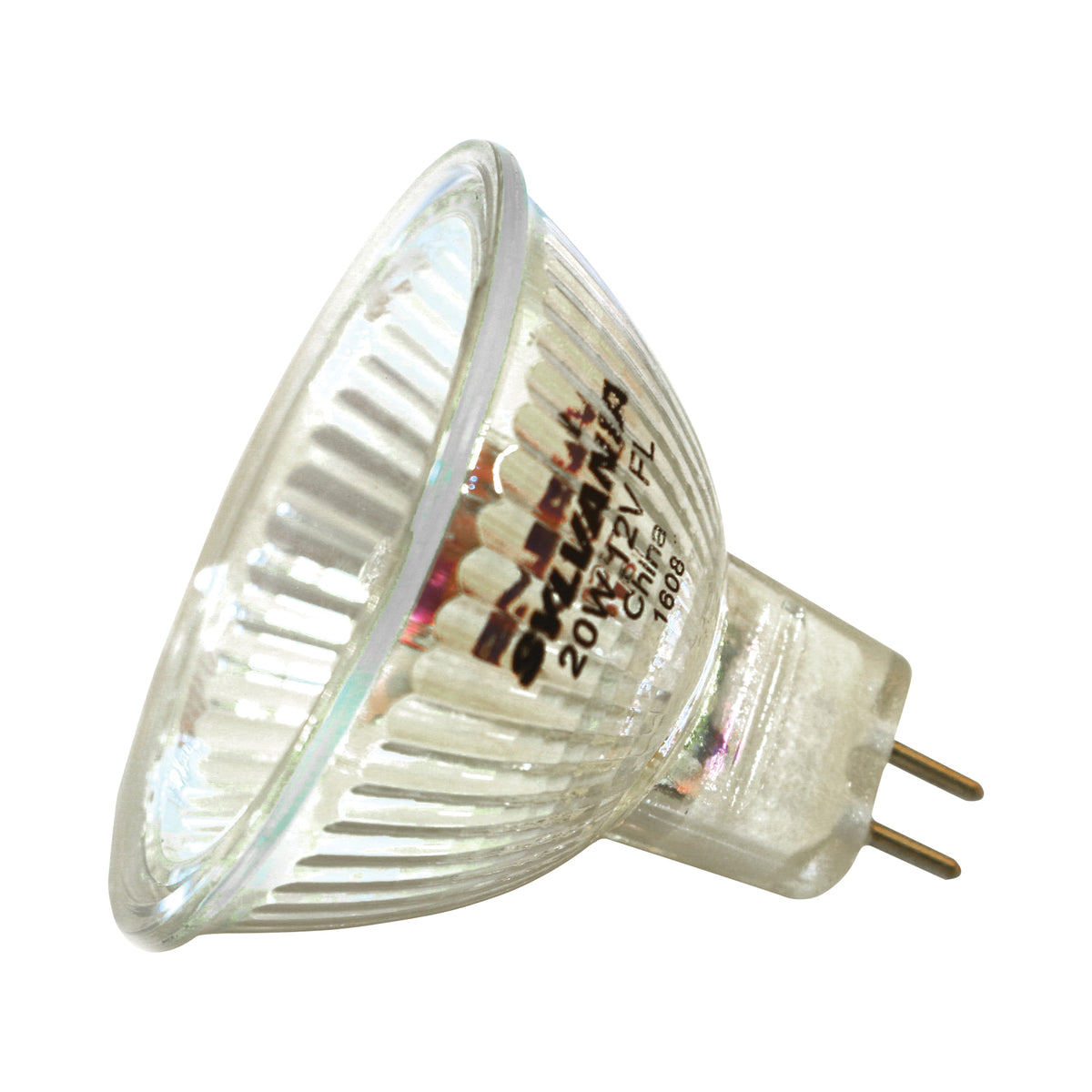 Sylvania 58514 Halogen Bulb, 20 W, GU5.3 Lamp Base, MR16 Lamp, 200 Lumens, 3000 K Color Temp, 2000 hr Average Life