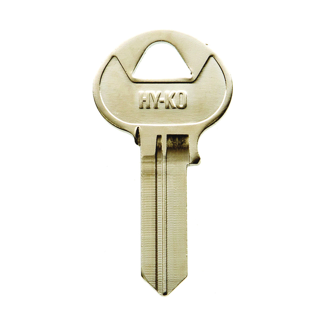 HY-KO 11010CO103 Key Blank, Brass, Nickel, For: Corbin Russwin Cabinet, House Locks and Padlocks