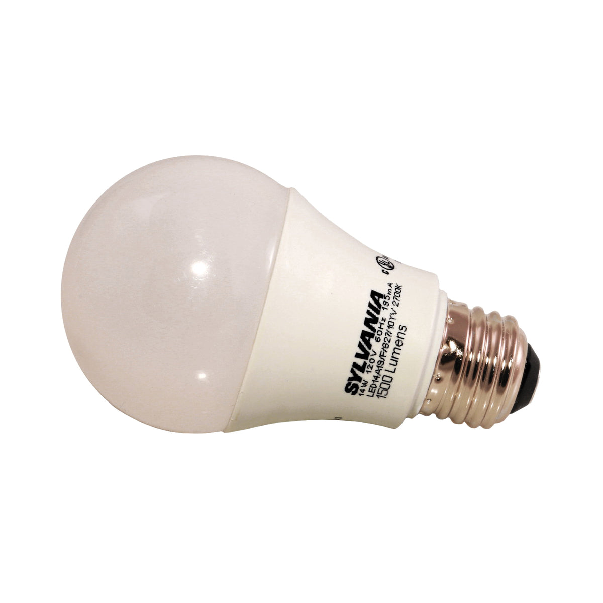 Sylvania 79292 LED Bulb, General Purpose, 100 W Equivalent, E26 Lamp Base, Frosted, Warm White Light, 2700 K Color Temp