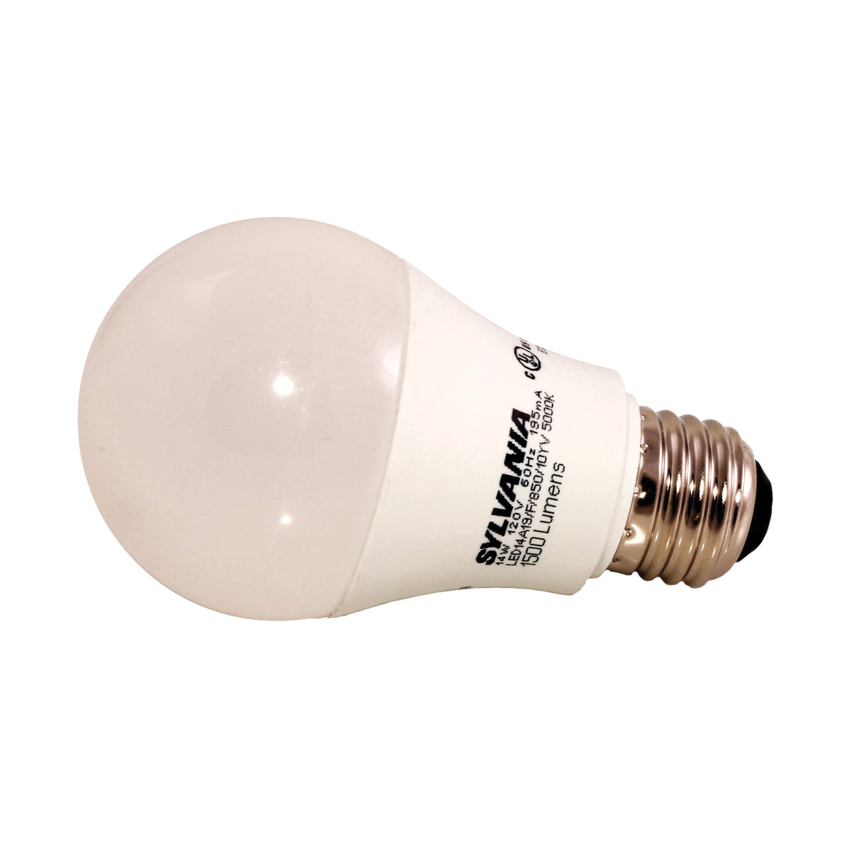 Sylvania 79294 LED Bulb, General Purpose, 100 W Equivalent, E26 Lamp Base, Frosted, Cool White Light, 5000 K Color Temp