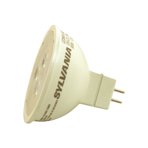 Sylvania 79129 LED Bulb, Track/Recessed, MR16 Lamp, 35 W Equivalent, GU5.3 Lamp Base, Clear, Warm White Light