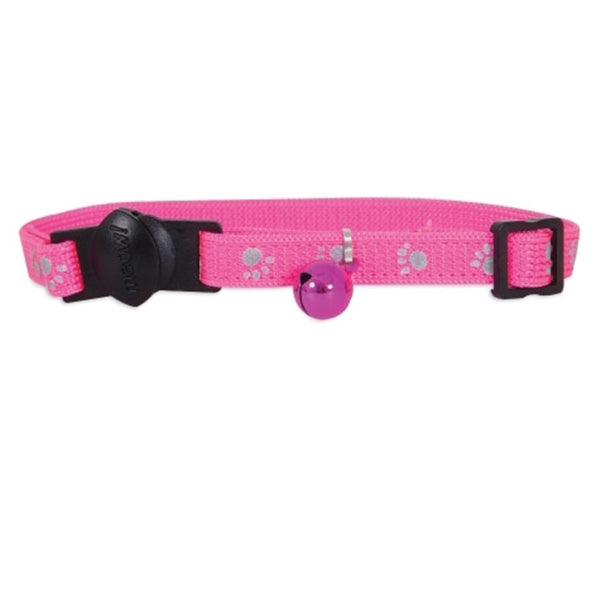 PETMATE 0322401 Safety Cat Collar, One Size Neck, 3/8 in W Collar, 8 to 12 in L Collar, Fastening Method: Buckle