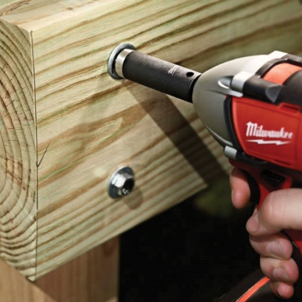 Milwaukee SHOCKWAVE Impact Duty Series 49-66-4417 Deep Well Socket Set, Steel, Black Oxide