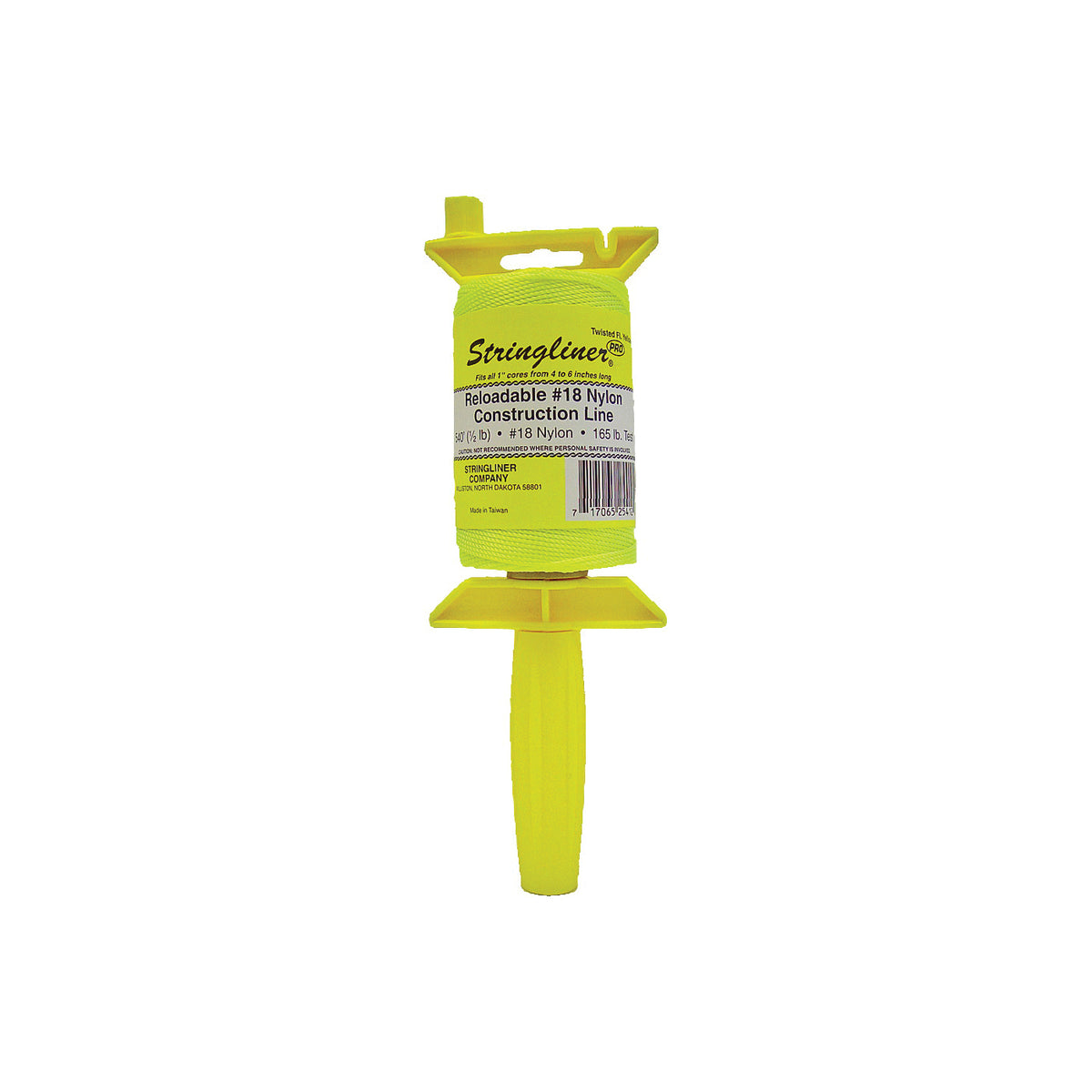 Stringliner 25412 Line Reel, 540 ft L Line, Fluorescent Yellow Line