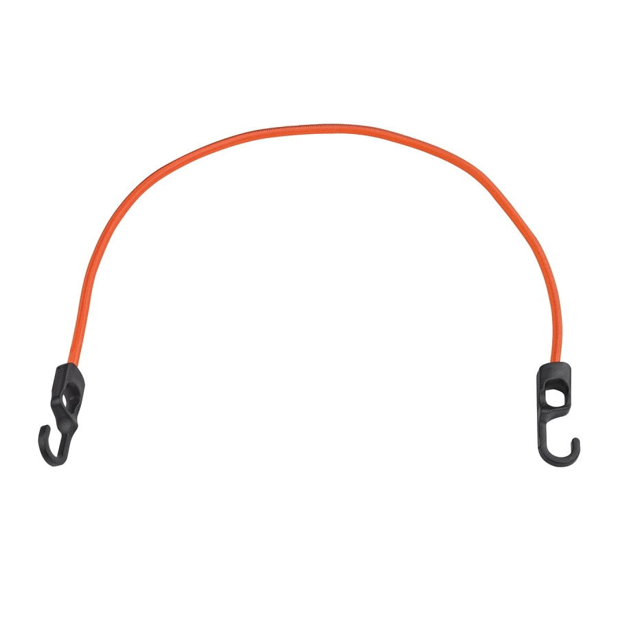 ProSource FH4034 Stretch Cord, 9 mm Dia, 48 in L, Polypropylene, Orange, Hook End