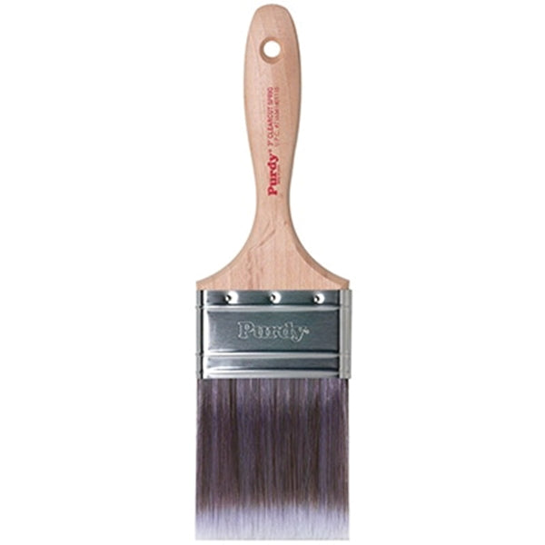 Purdy Sprig Clearcut 144380130 Trim Brush, 3 in W, Nylon/Polyester Bristle, Beavertail Handle