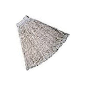 Rubbermaid FGV41900 WH00 Wet Mop Head, 1 in Headband, Rayon, White