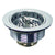 Danco 81077 Basket Strainer, 3-1/2 in Dia, Brass, Polished Stainless Steel, For: 3-1/2 in Drain Opening Sink