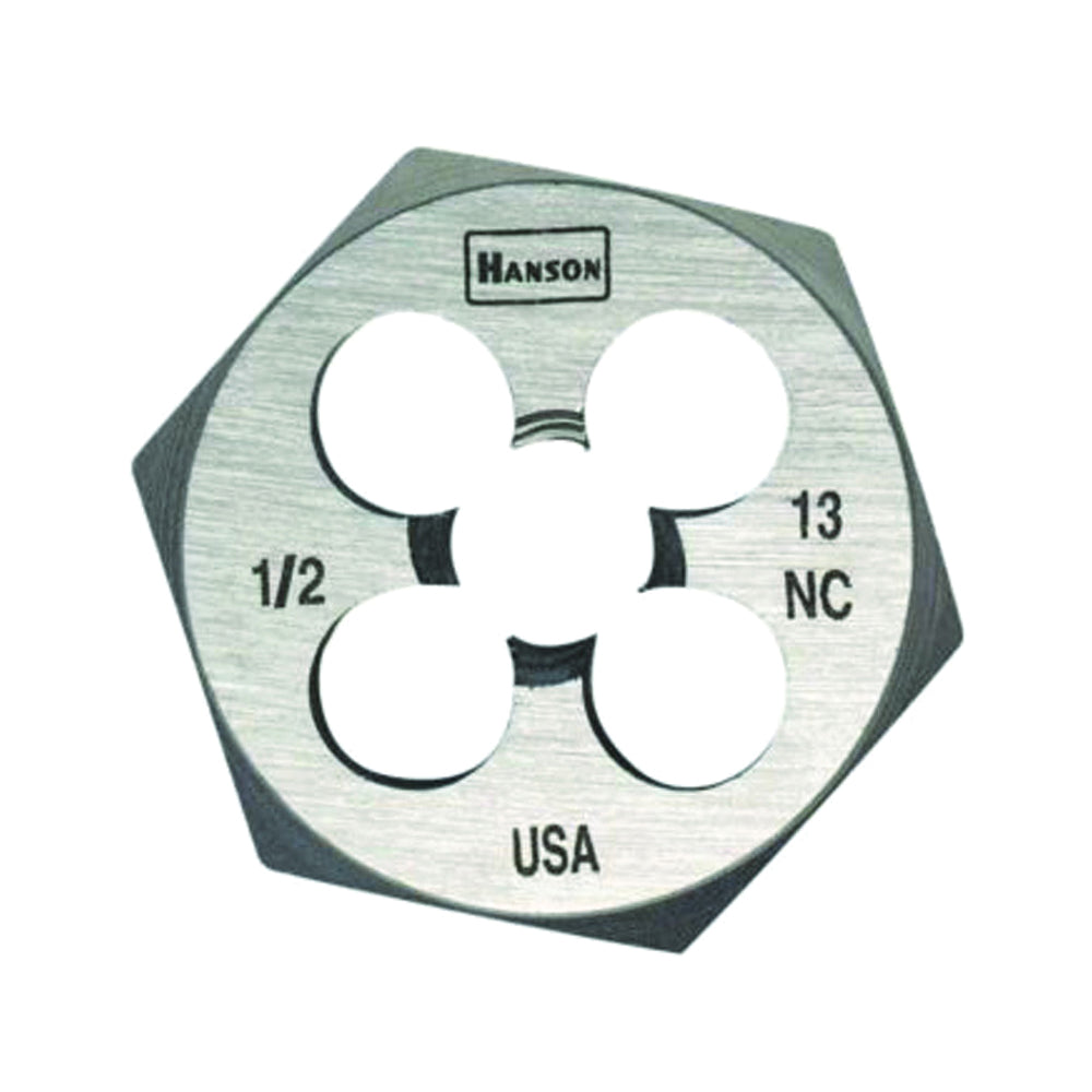 IRWIN 6854 Machine Screw Die, 5/8-18 Thread, NF Thread, Right Hand Thread, HCS