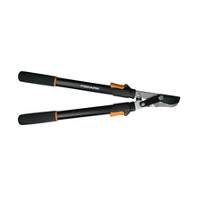 Load image into Gallery viewer, FISKARS 91686935 Power Lever Lopper, 1-3/4 in Cutting Capacity, Bypass Blade, Steel Blade, Steel Handle
