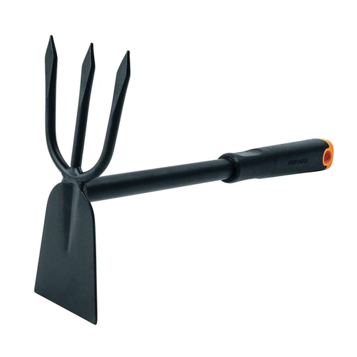 FISKARS 200S Series 373810-1001 Cultivator Hoe, 7-1/4 in W, 12 in L, 3 -Tine