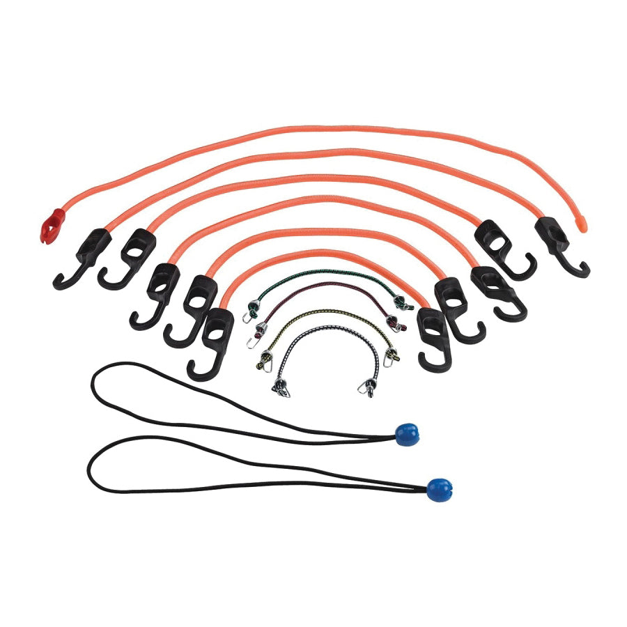 ProSource Stretch Cord, Assortment, Polypropylene, Hook End