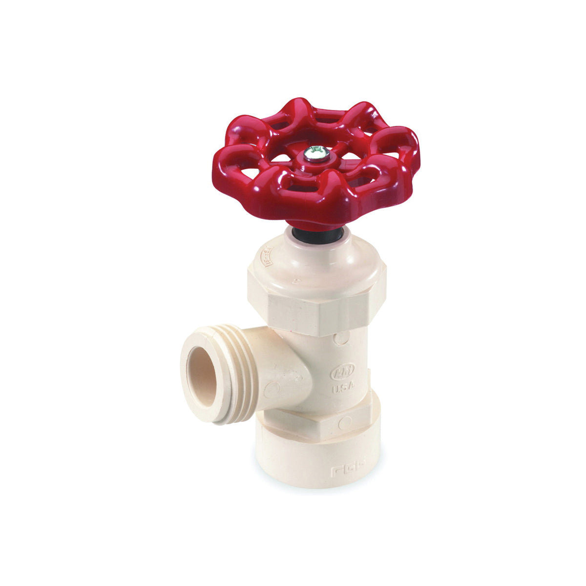 B &amp; K ProLine Series 102-223/BCD-0500 Boiler Drain Valve, 1/2 in Connection, 100 psi Pressure, CPVC Body