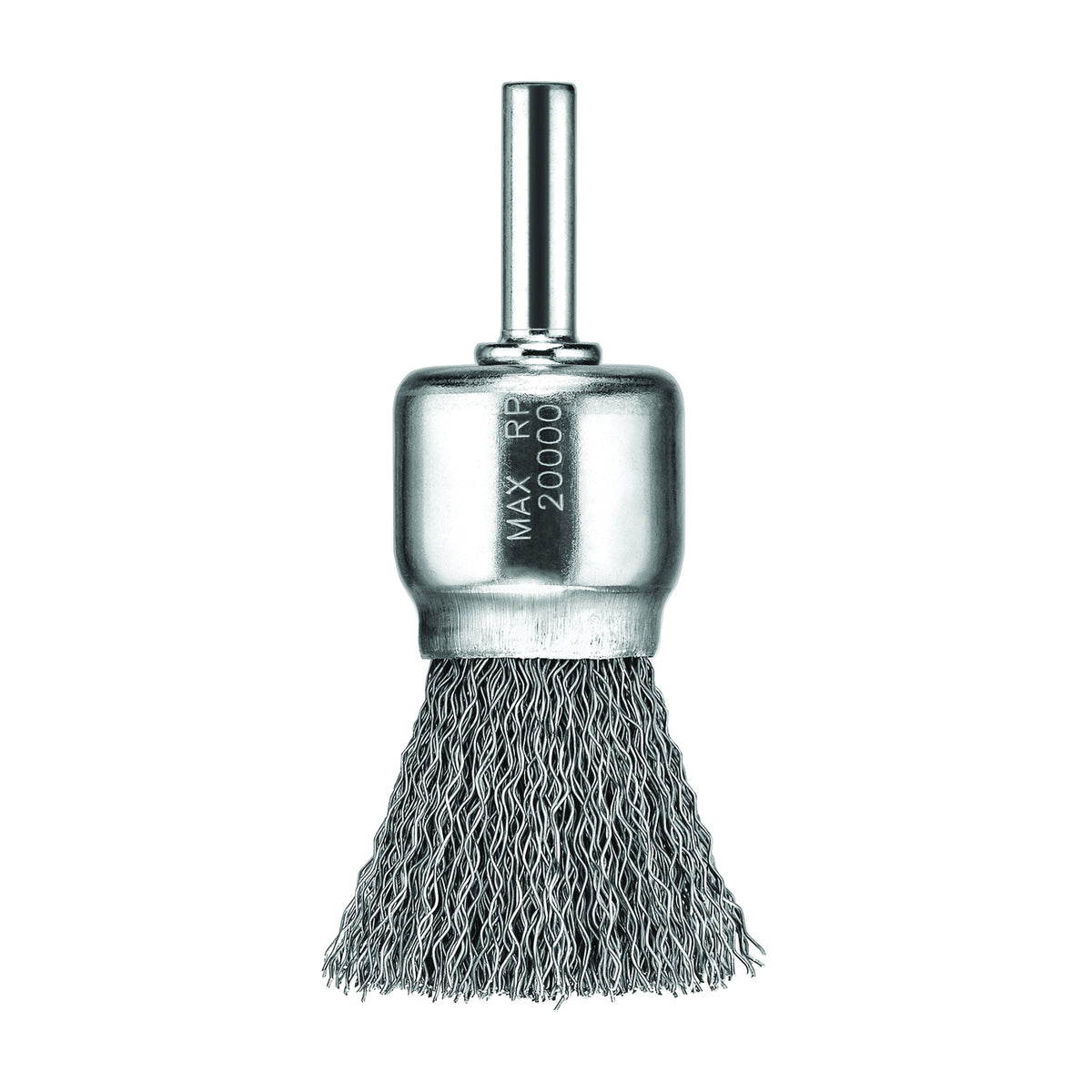 DeWALT DW4901 End Brush, 1 in Dia, 0.014 in Dia Bristle, Carbon Steel Bristle