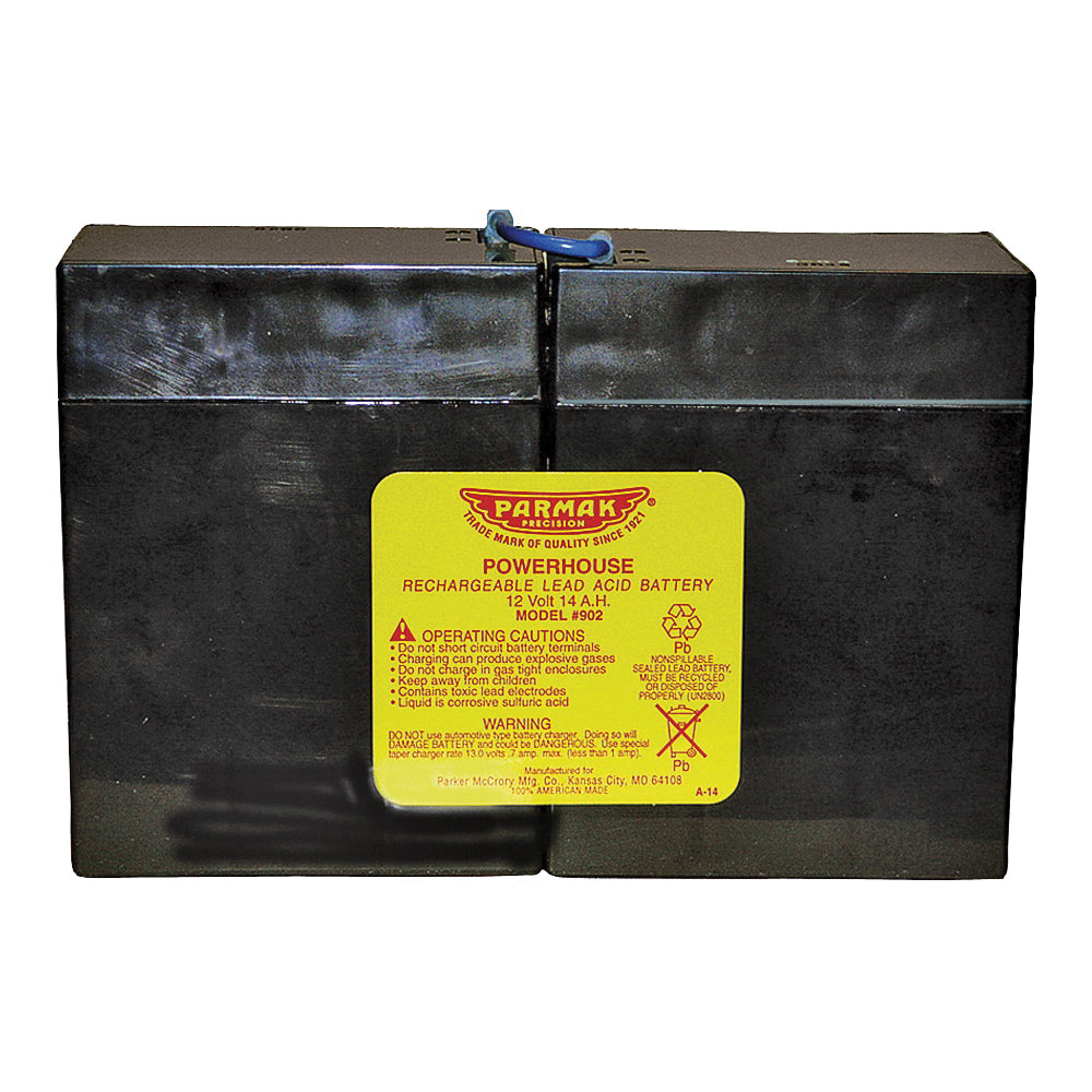 Parmak 902 Gel Battery, Black, For: MAG 12 Solar Powered Fencer