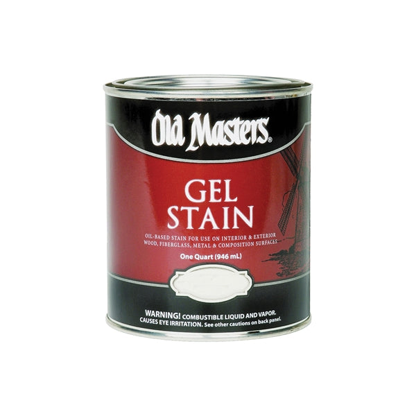 Old Masters 80804 Gel Stain, Special Walnut, Liquid, 1 qt, Can