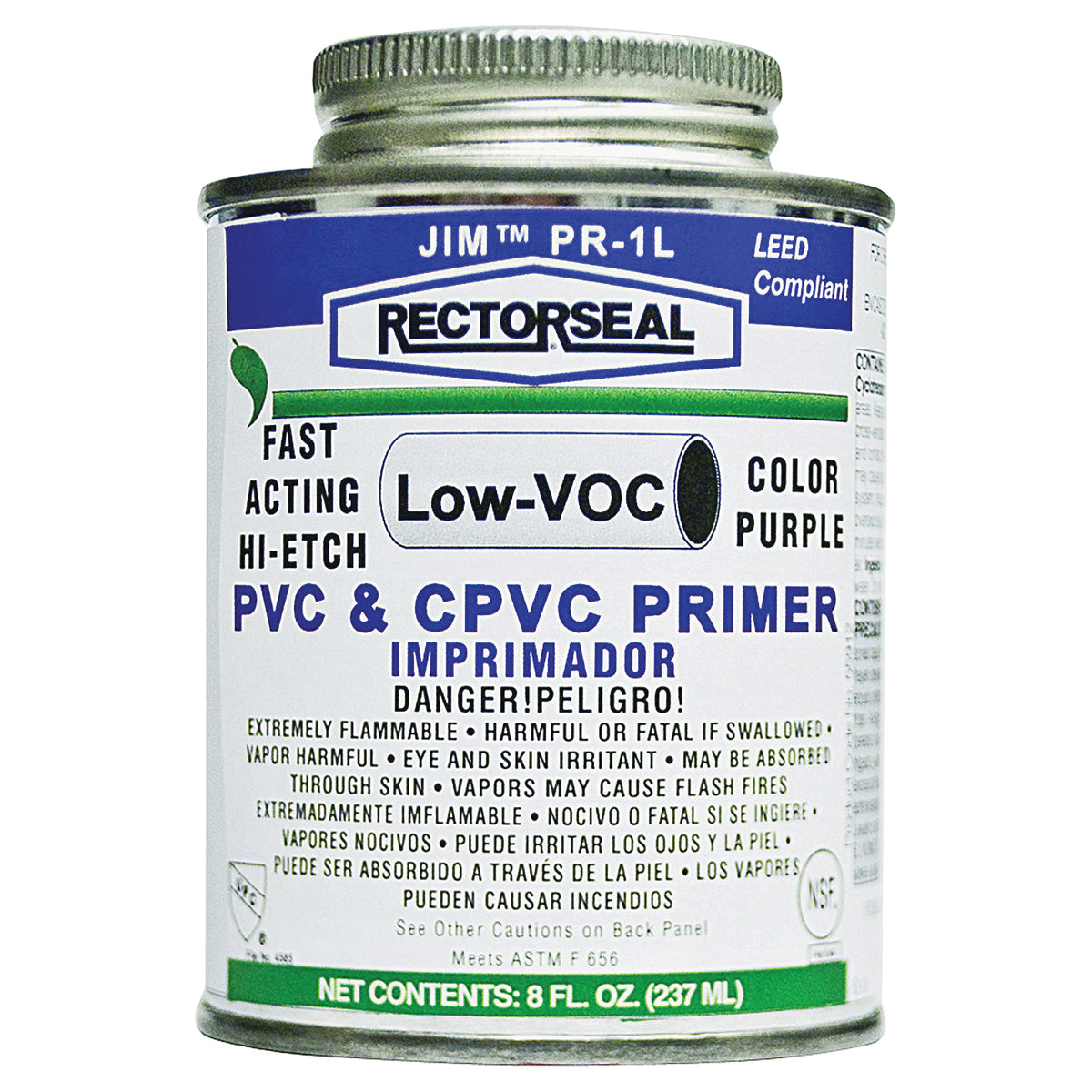 RECTORSEAL 55912 Hi-Etch Primer, Liquid, Purple, 0.5 pt