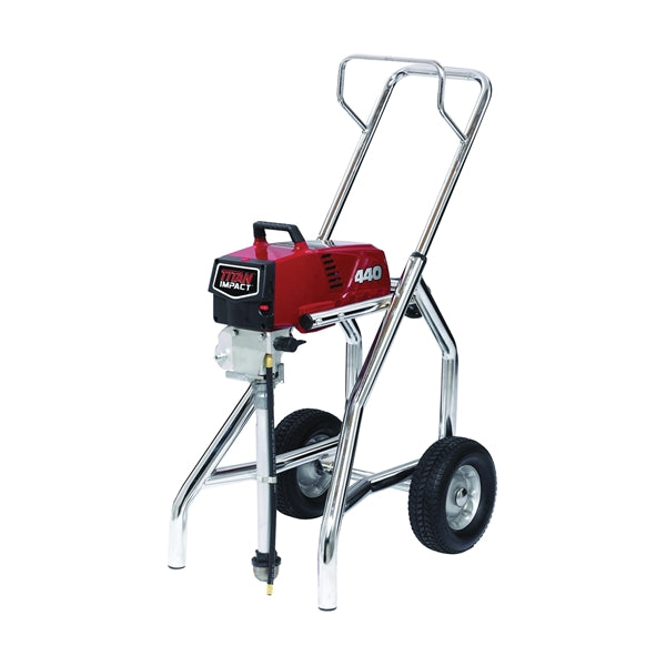 Titan 440 Series 805-016 Paint Sprayer, 0.875 hp, 50 ft L Hose, 0.54 gpm, 3300 psi, Piston Pump