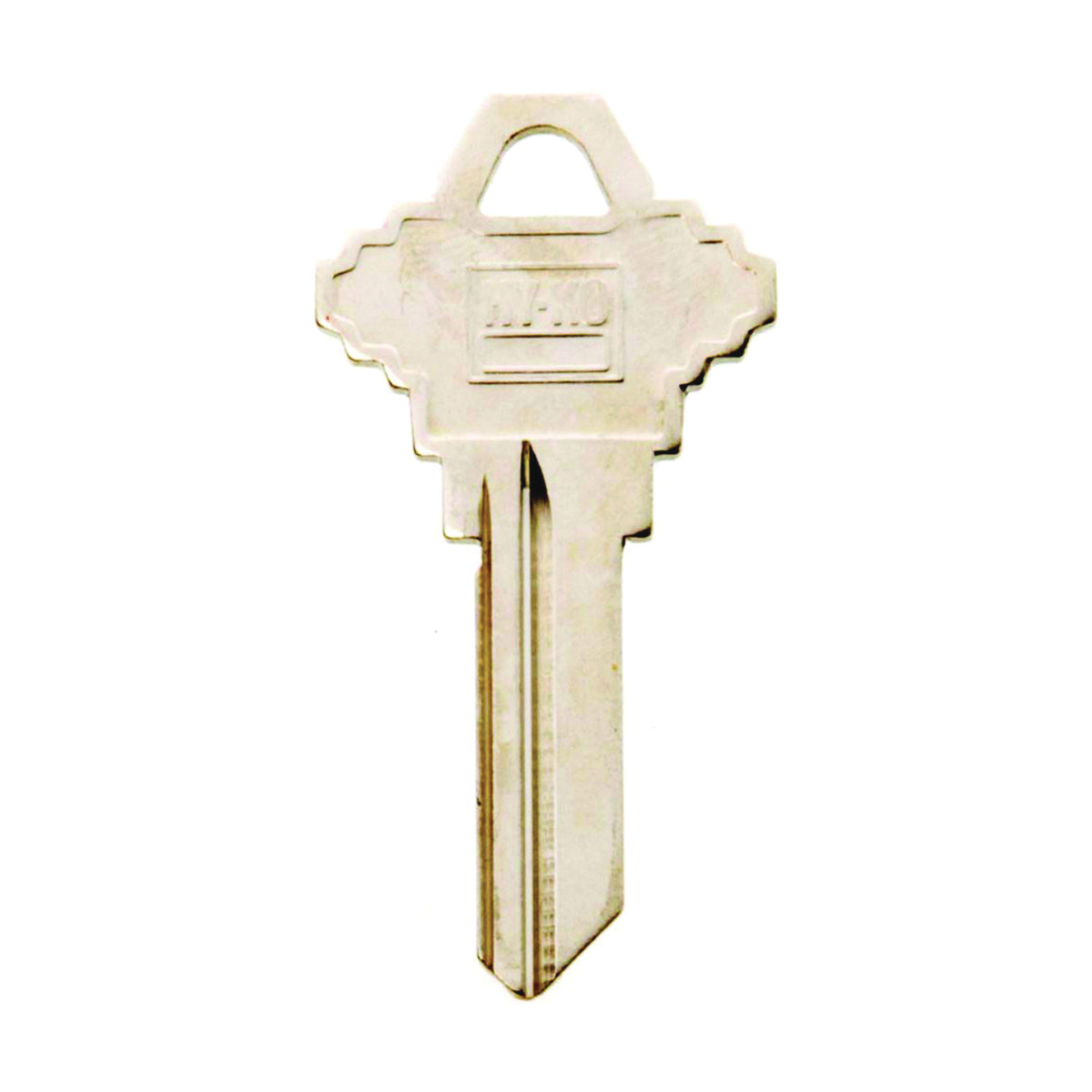 HY-KO 11010SC7 Key Blank, Brass, Nickel, For: Schlage Cabinet, House Locks and Padlocks