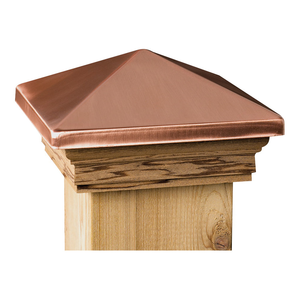 Maine Ornamental 72217 Post Cap, 4 in L, 4 in W, Cedar Wood