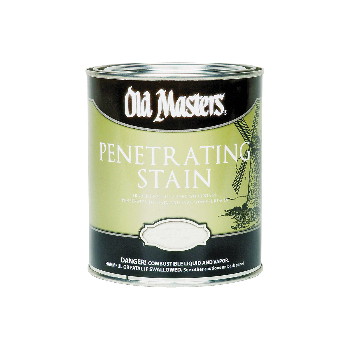 Old Masters 43816 Penetrating Stain, Clear, Natural Walnut, Liquid, 0.5 pt, Can