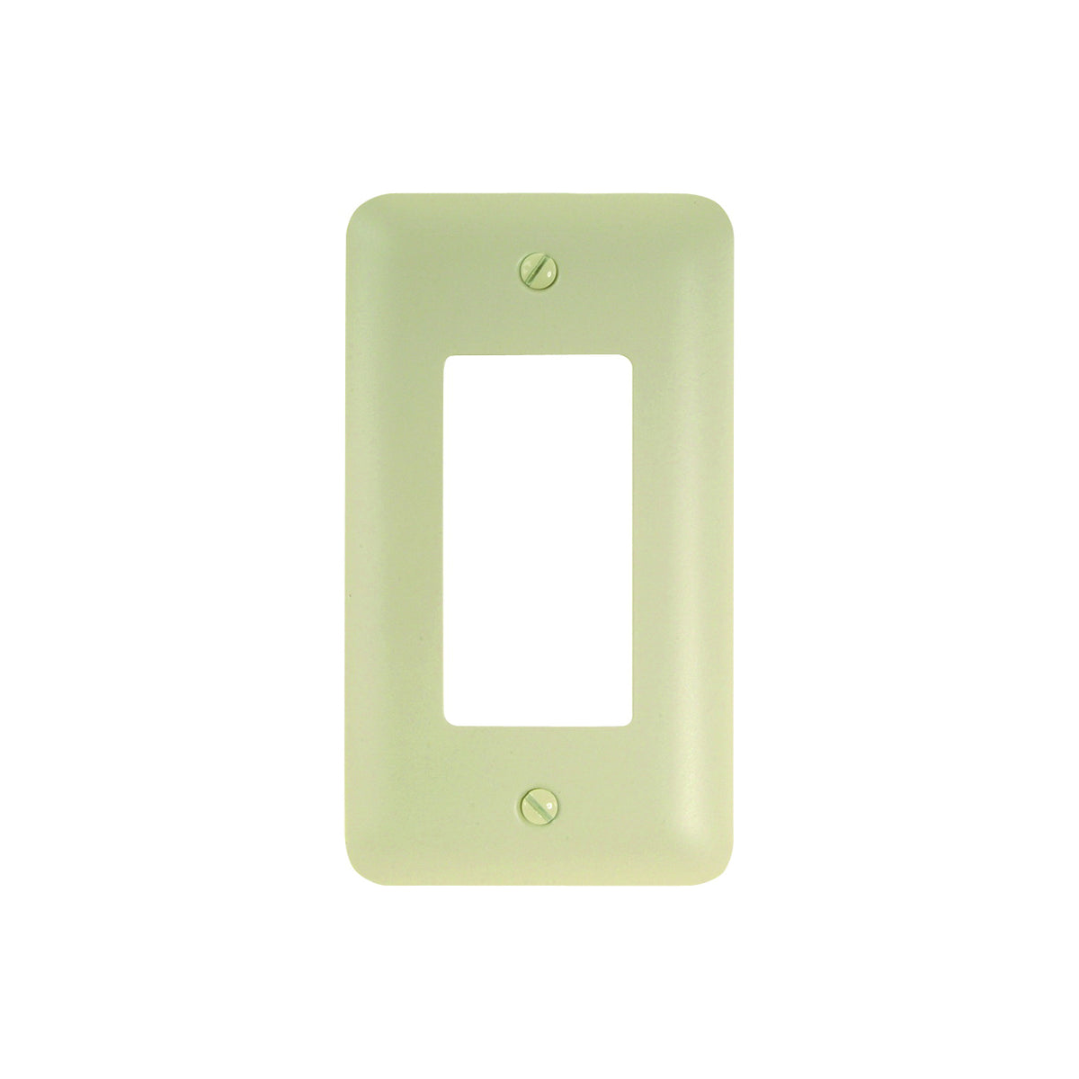 Amerelle 935RAL Wallplate, 5 in L, 2-13/16 in W, 1 -Gang, Steel, Light Almond