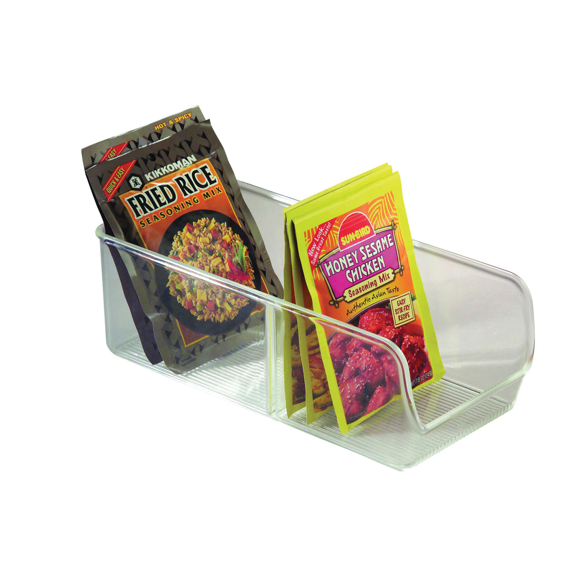 iDESIGN LINUS 54930 Packet Organizer, Plastic, Clear, 10-1/2 in L, 5 in W, 3-1/2 in H