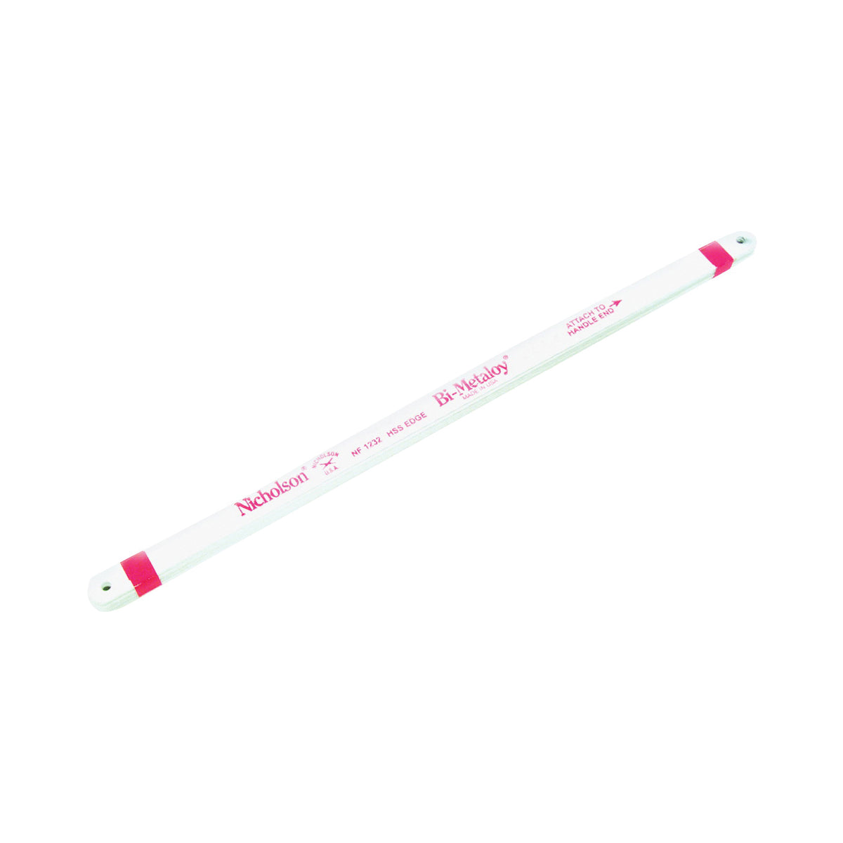 Crescent Nicholson Bi-Metaloy Series 62749 Hand Hacksaw Blade, 1/2 in W, 12 in L, 24 TPI, Molybdenum Steel Cutting Edge