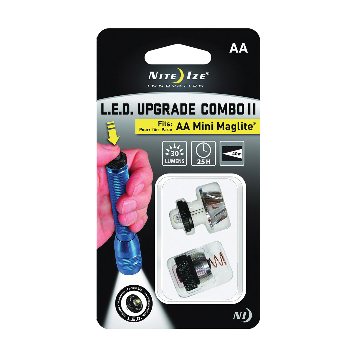 Nite Ize LUC2-07 Combo Upgrade Kit II, LED Lamp, 30 Lumens