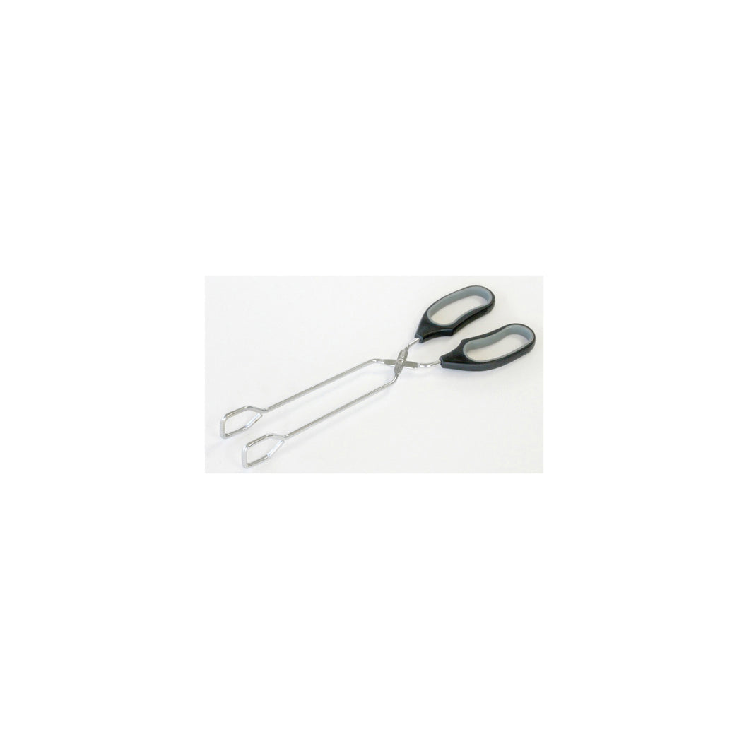 CHEF CRAFT 21591 Serving Tong, 12 in L, Stainless Steel, Black