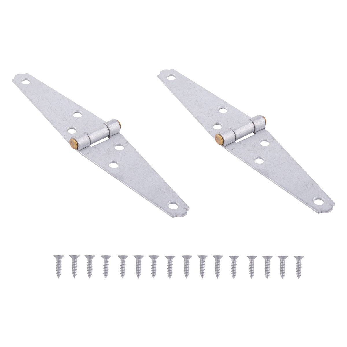 ProSource LSH-G03-C2PS Strap Hinge, 1.2 mm Thick Leaf, Steel, 180 Range of Motion