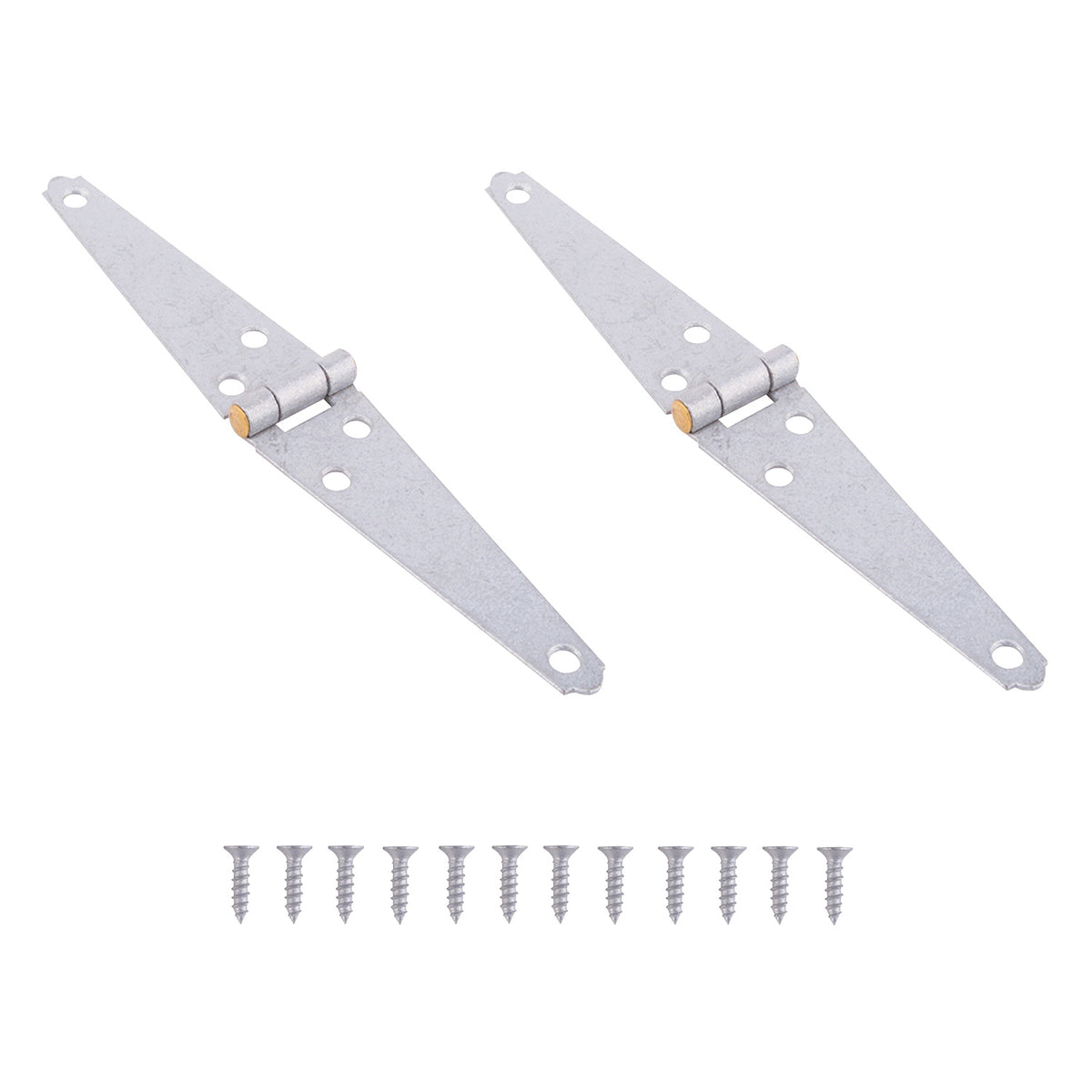 ProSource LSH-G04-C2PS Strap Hinge, 1.4 mm Thick Leaf, Steel, 180 Range of Motion