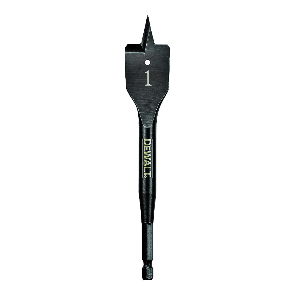 DeWALT DW1576 Spade Drill Bit, 5/8 in Dia, 6 in OAL, 1/4 in Dia Shank, Hex Shank
