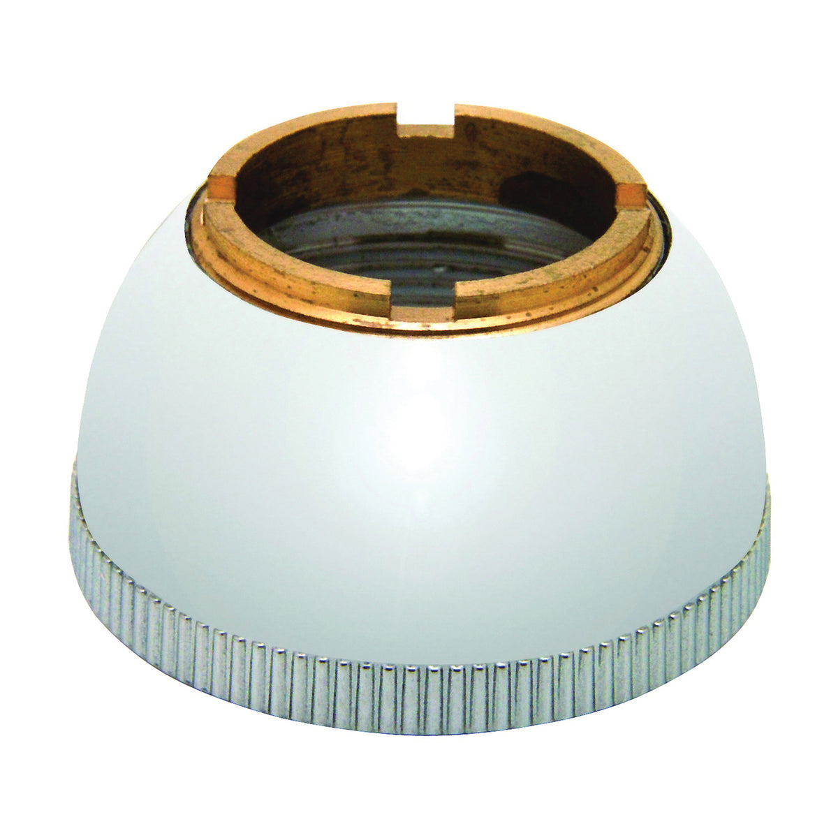 Danco 88756 Faucet Cap Assembly, 7/8 in ID, 1-3/4 in OD, Brass, Chrome Plated