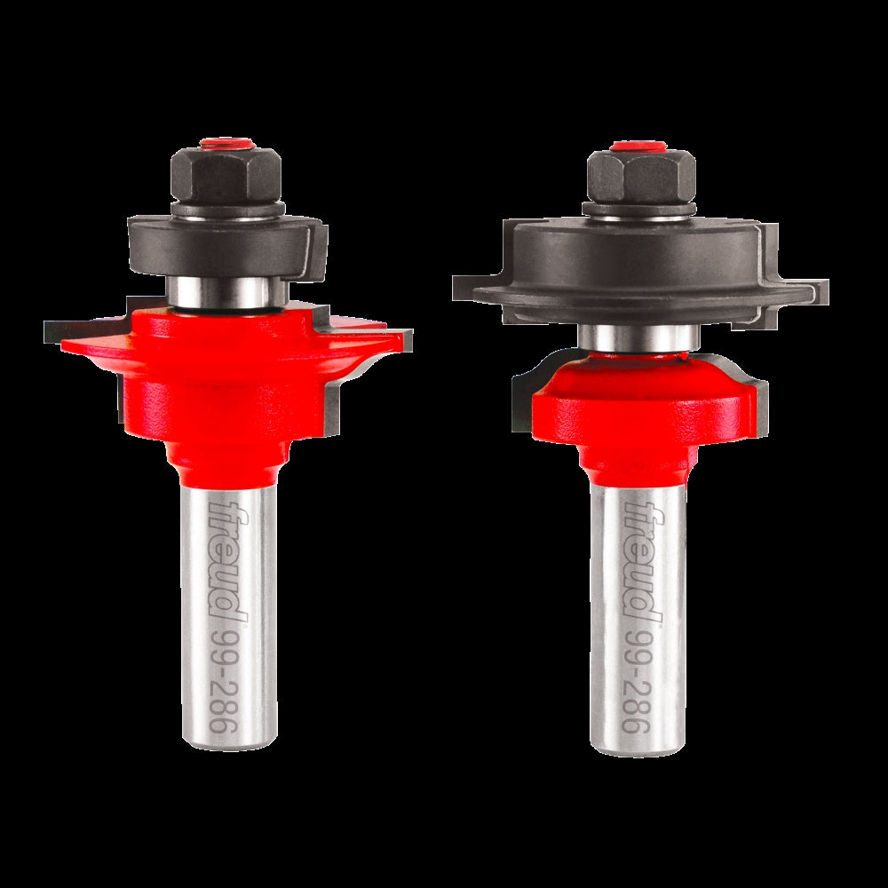 Freud 99-286 Door Bit Set, Rail and Stile, Carbide, Non-Stick