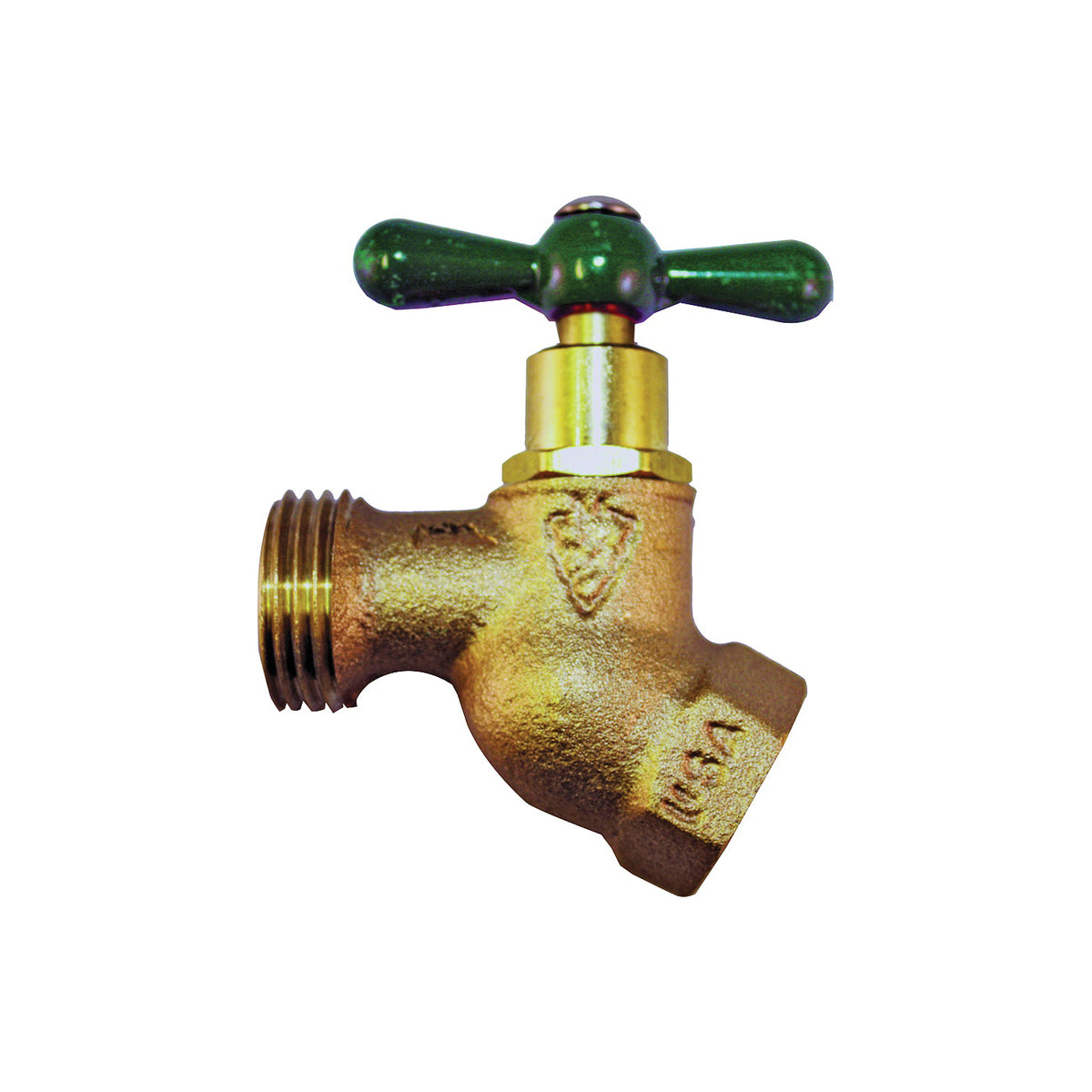 arrowhead 253BCLD Heavy-Duty Hose Connect, 1/2 in Connection, FIP, 8 to 9 gpm, 125 psi Pressure, Bronze Body, Rough