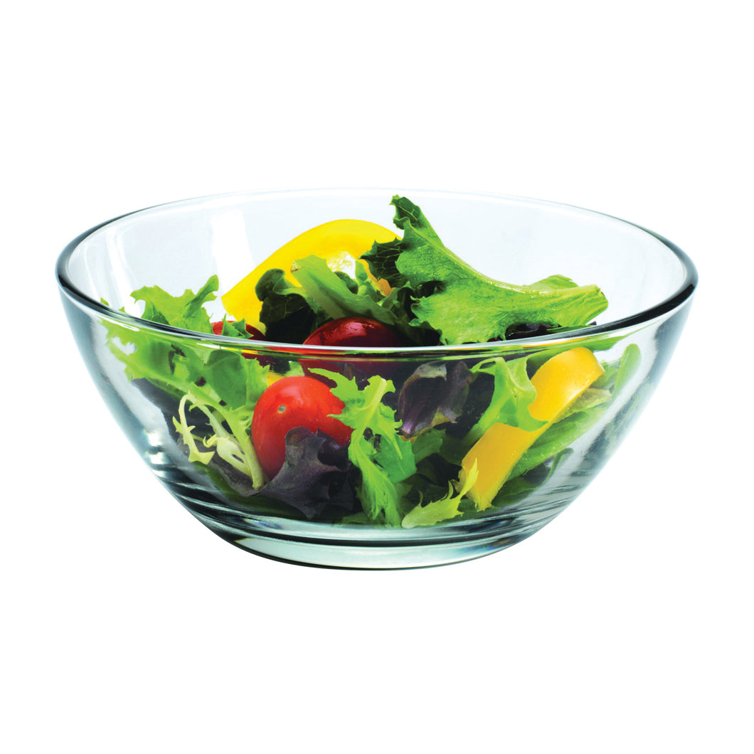 Oneida 86642 Round Bowl, Glass, Clear, For: Dishwashers