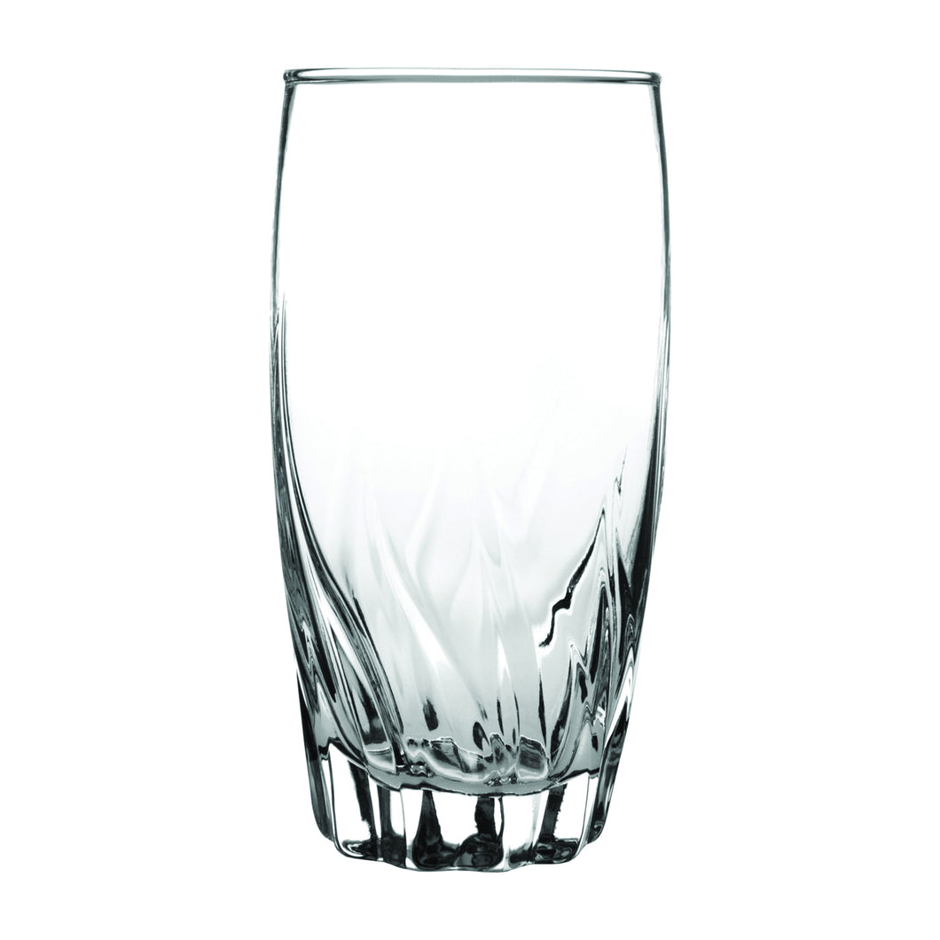 Anchor Hocking 84603L13 Central Park Tumbler, 17 oz Capacity, Glass, Clear, Dishwasher Safe: Yes