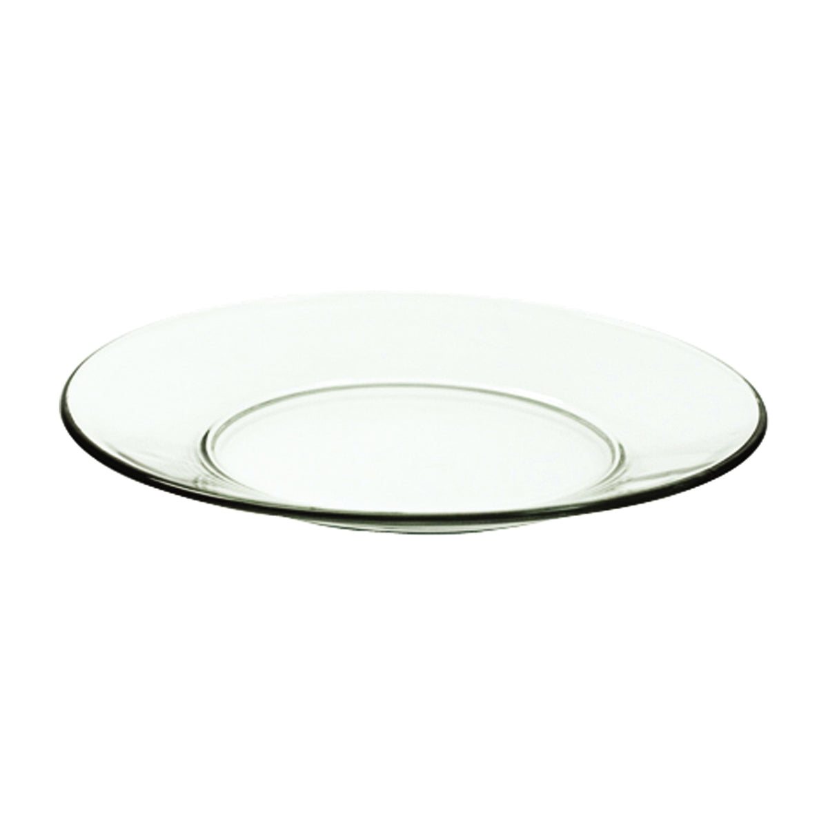 Oneida 842F Luncheon Plate, Glass, Clear, For: Dishwasher
