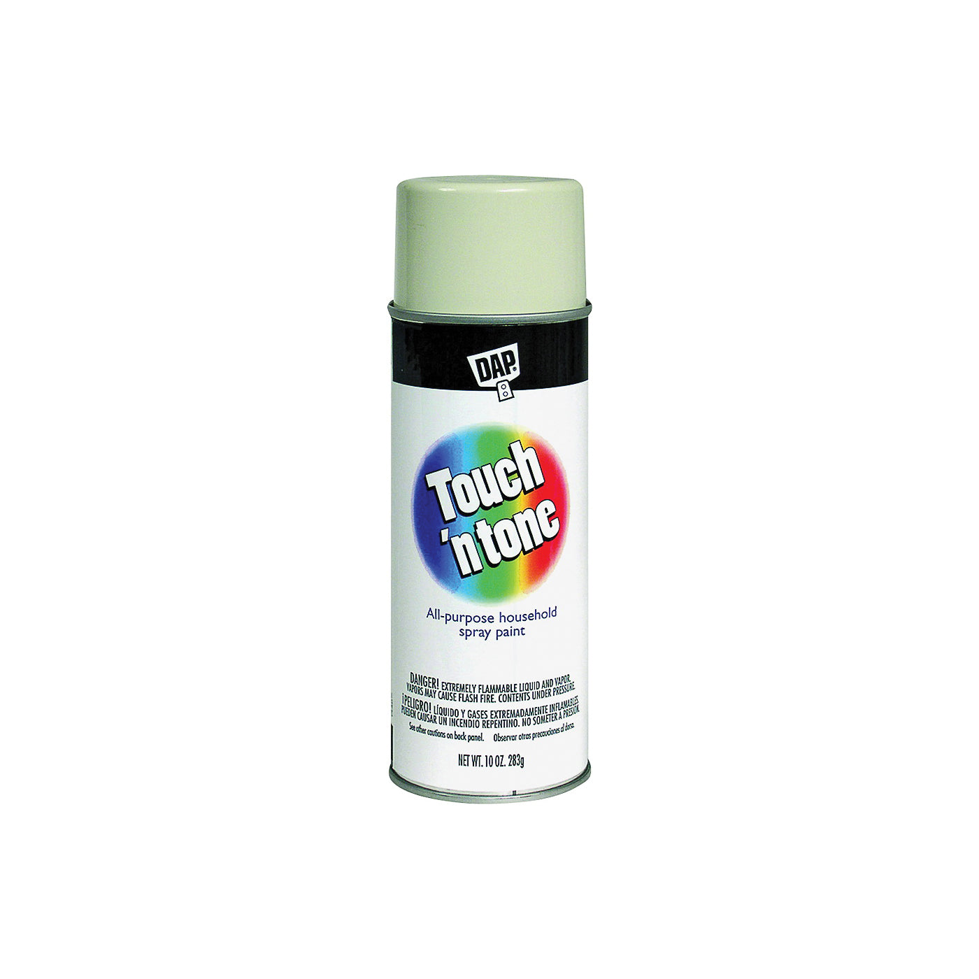 TOUCH 'N TONE 55285830 Spray Paint, Gloss, Almond, 10 oz, Aerosol Can