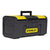 STANLEY STST16410 Tool Box, 50 lb, Polypropylene, Black/Yellow, 3-Compartment