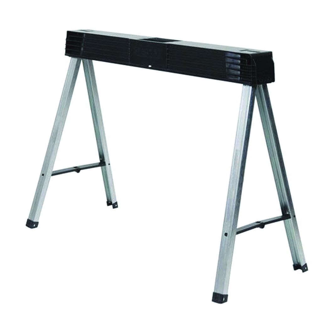 FATMAX STST11151 Fold-Up Sawhorse, 800 lb, 4 in W, 5 in H, 40 in D, Metal/Polypropylene, Gray