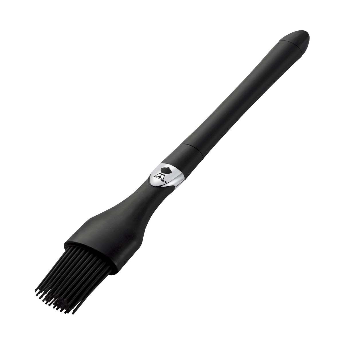 Weber 6661 Basting Brush, Silicone Bristle, Plastic Handle, Contoured Handle, 13.2 in OAL