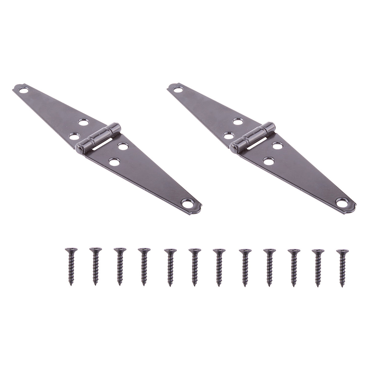 ProSource HSH-B04-C2PS Strap Hinge, 2 mm Thick Leaf, Steel, 180 Range of Motion