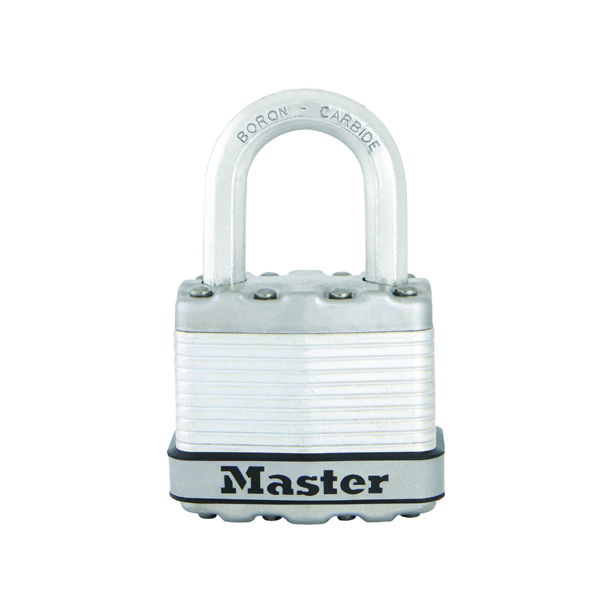 Master Lock Magnum Series M1XKAD Padlock, Keyed Different Key, 5/16 in Dia Shackle, Tough-Cut Boron Carbide Shackle