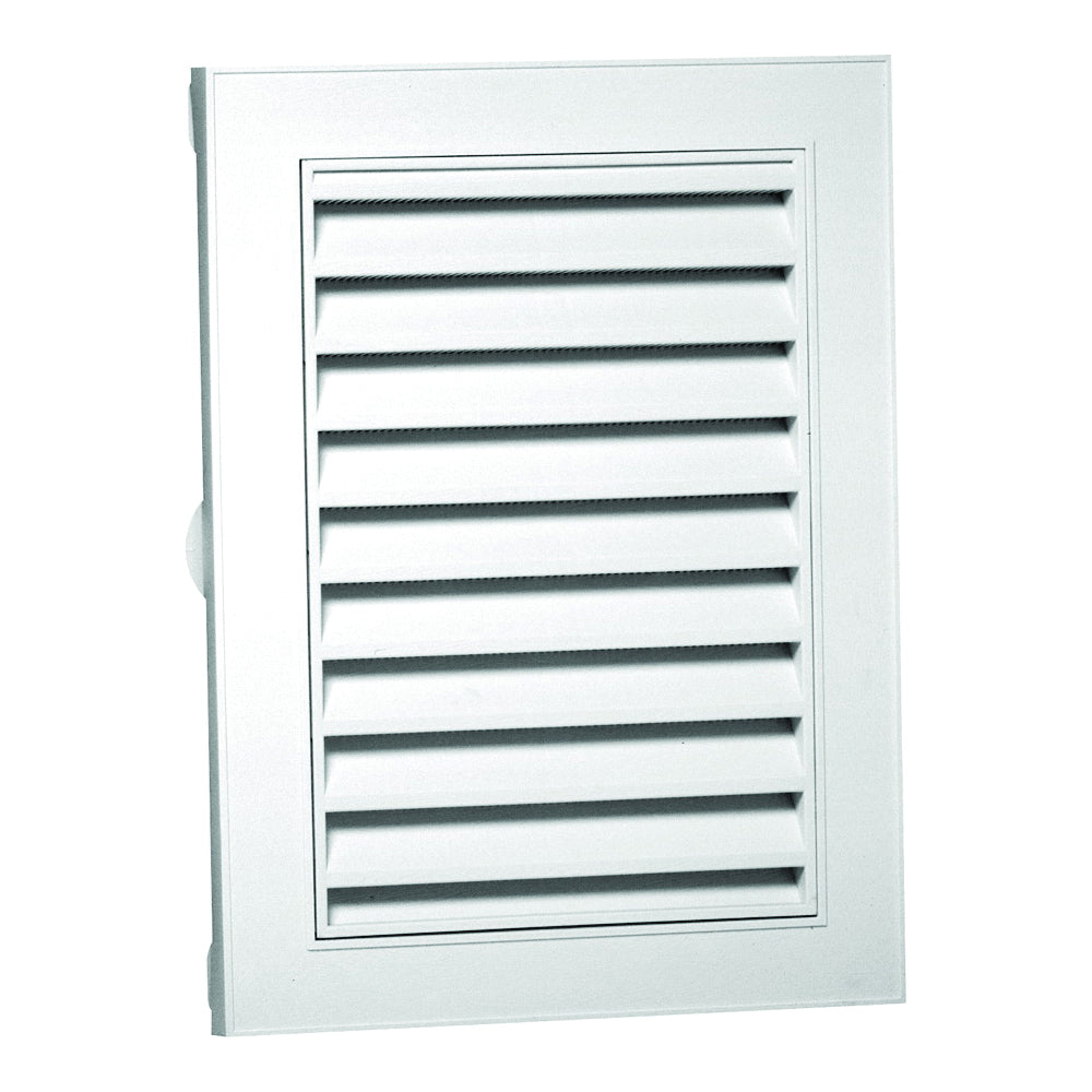 CANPLAS 626080-00 Gable Vent, 17.24 in L, 23-1/4 in W, Polypropylene, White