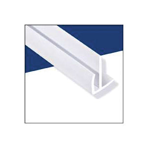WallTuf 92587 Corner Moulding, 8 ft L, Vinyl, White