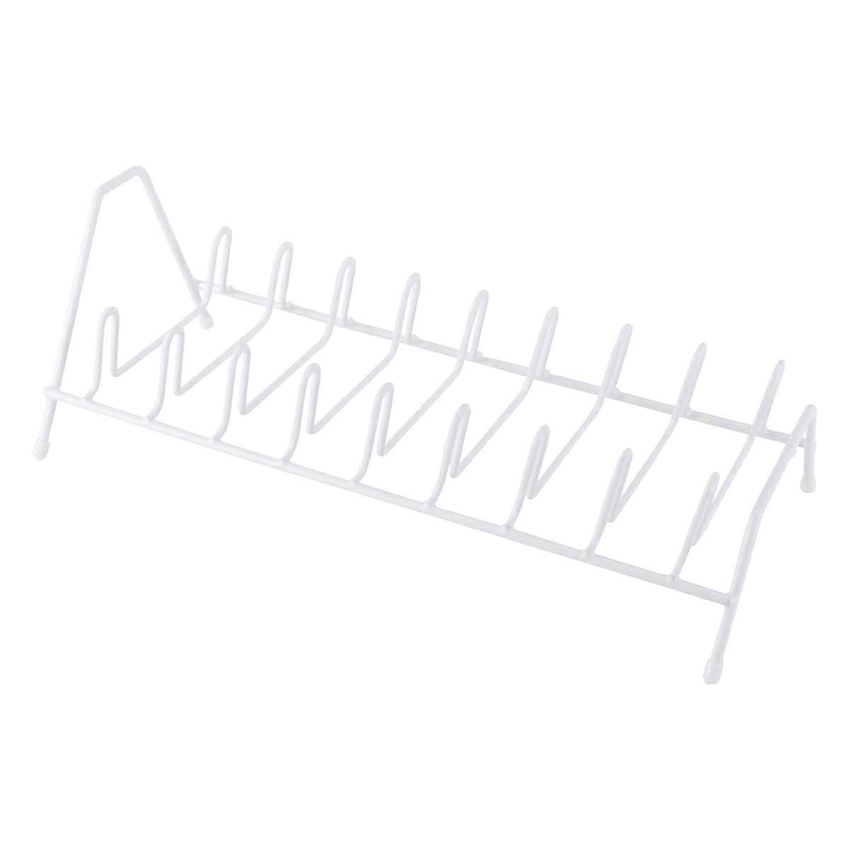 Simple Spaces JI-39W-3L Storage Rack, 4-3/4 in L, 5-3/4 in W, 14.13 in H, Steel, White