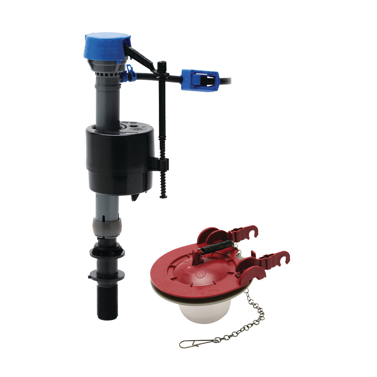 FLUIDMASTER PerforMAX Series 400CAR3P5 Toilet Fill Valve and Flapper Kit, Plastic Body, Anti-Siphon: Yes