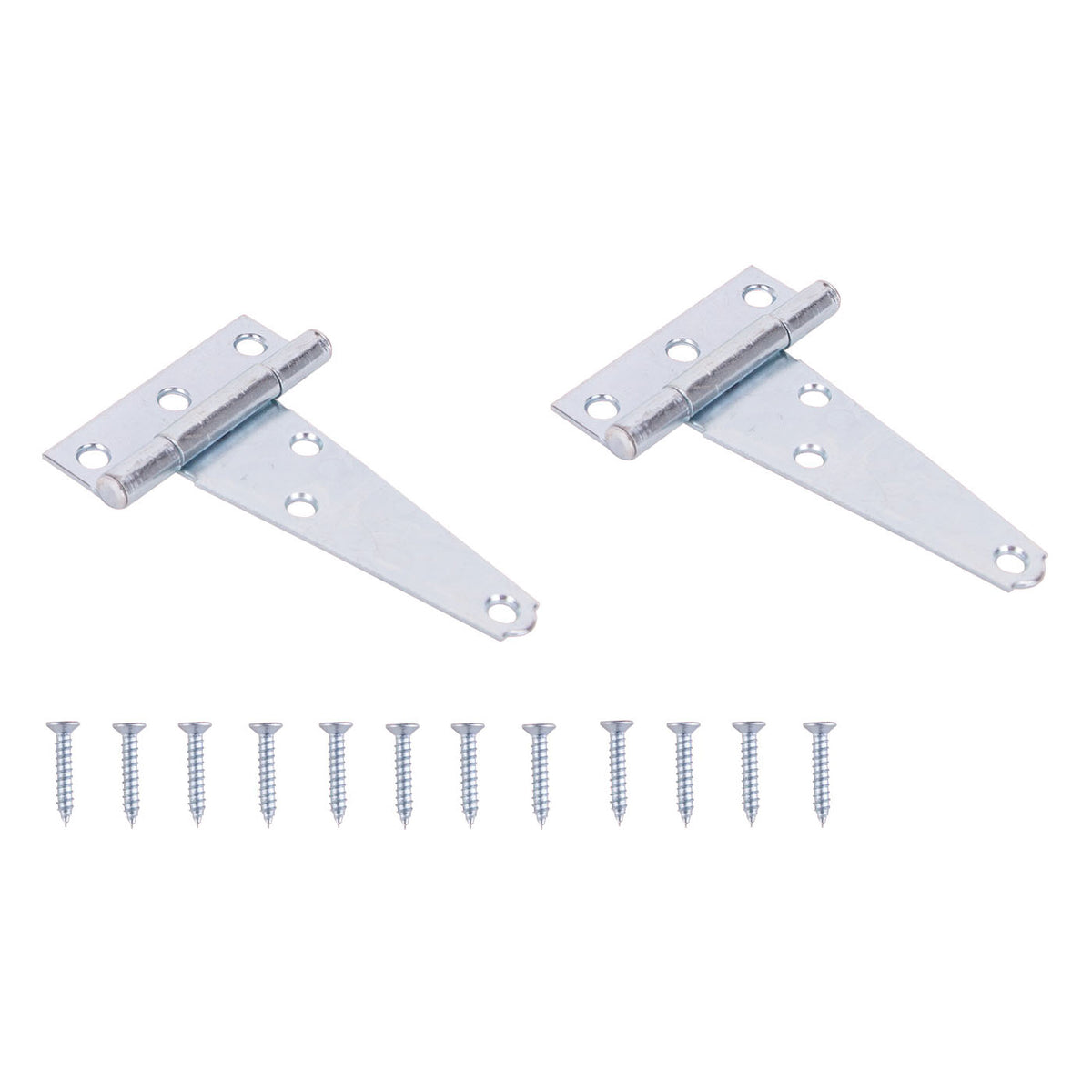 ProSource LTH-Z03-C2PS T-Hinge, Steel, Zinc, Fixed Pin, 180 deg Range of Motion, 26 (Pair) lb